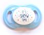 Preview: Schnuller hellblau-weiß It`s Show Time SPEZIALVERSCHLUSS!IALVERSCHLUSS!