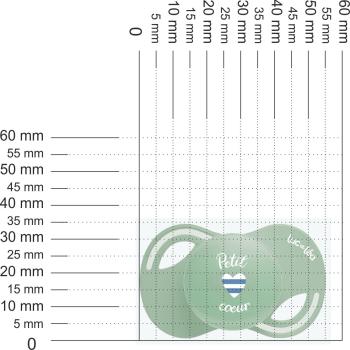 Preview: Schnuller Petit coeur, mintgrün