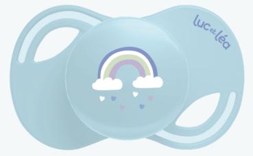 Schnuller Regenbogen, blau