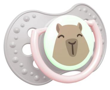 Schnuller CapiChill sand - weiß mit rosa Schnullerring SPEZIALVERSCHLUSS!zen SPEZIALVERSCHLUSS!EZIALVERSCHLUSS!t mintgrünem Ring SPEZIALVERSCHLUSS!