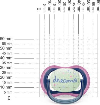 Preview: Schnuller dreams, dunkelblau-lila