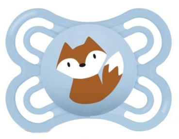 Schnuller Fuchs, hellblau