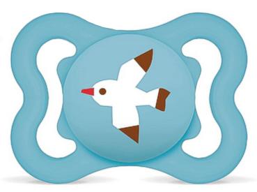 Schnuller Möwe, bondi-blau