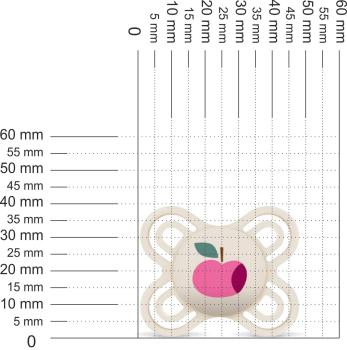 Preview: Schnuller für die ganz Kleinen, Kirsche pink, cremee winkt, rosa