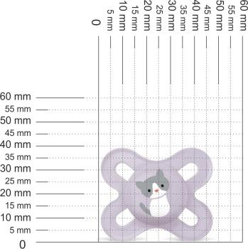 Preview: Schnuller für die ganz Kleinen, Kätzchen, flieder SPEZIALVERSCHLUSS!la Tulpe, rosa
