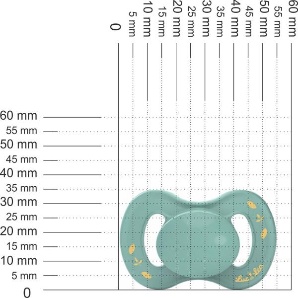 Schnuller einfach, blassgrün
