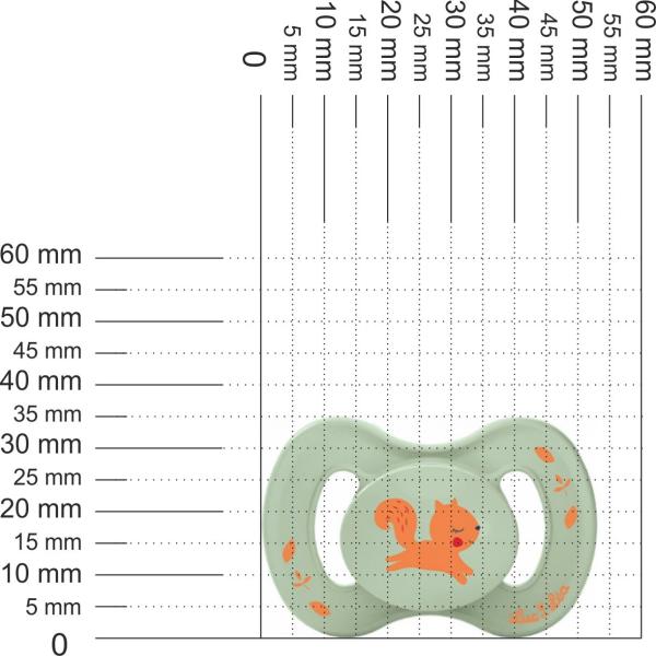 Schnuller Eichhörnchen, grün