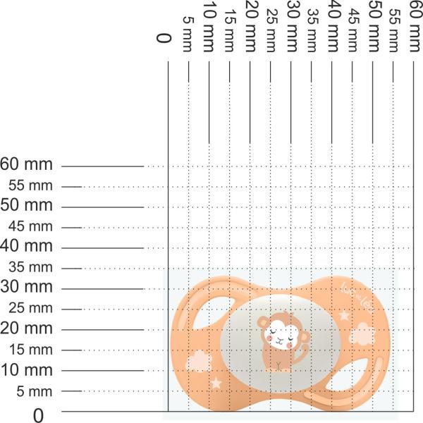 Schnuller Schäfchen,pfirsich