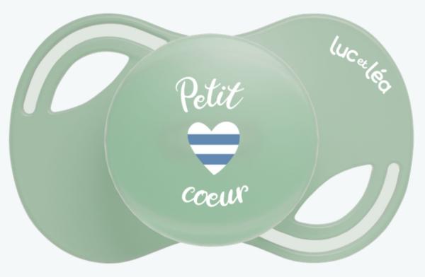 Schnuller Petit coeur, mintgrün