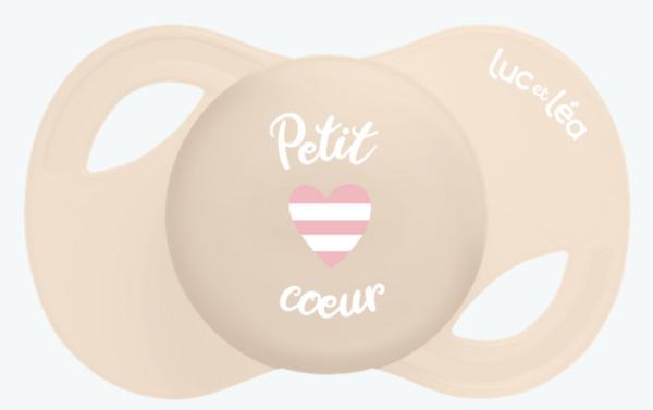 Schnuller Petit coeur, creme