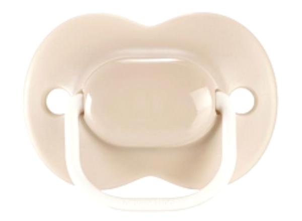 Schnuller einfach, rosa-beige