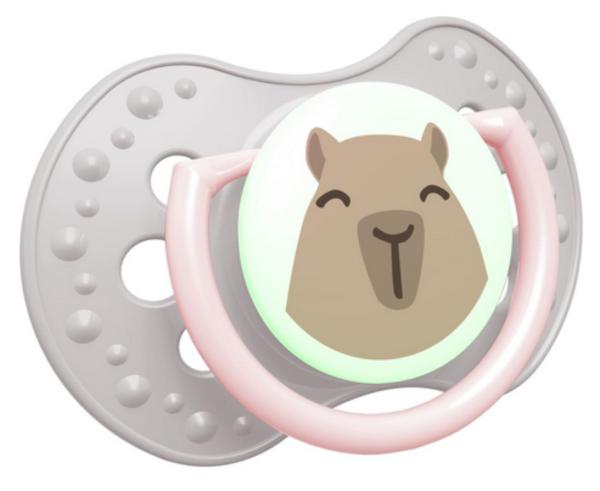 Schnuller CapiChill sand - weiß mit rosa Schnullerring SPEZIALVERSCHLUSS!zen SPEZIALVERSCHLUSS!EZIALVERSCHLUSS!t mintgrünem Ring SPEZIALVERSCHLUSS!