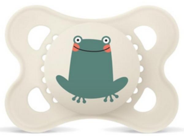 Schnuller Frosch, creme