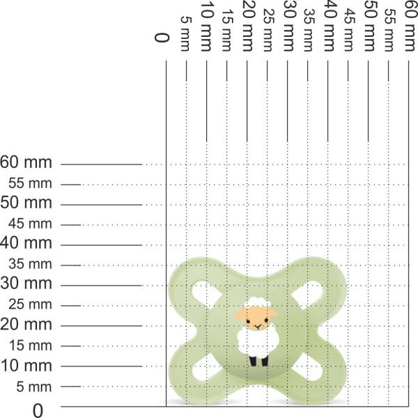 Schnuller für die ganz Kleinen Schäfchens, hellgrün