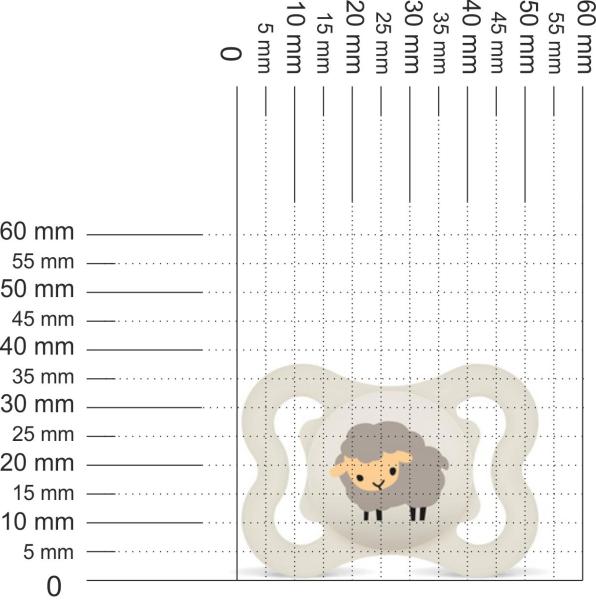 Schnuller Schaf, creme