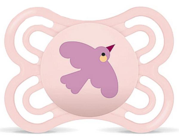 Schnuller Vogel pink, rosa