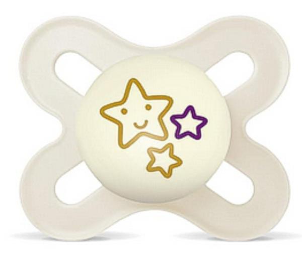 Schnuller für die ganz Kleinen, Sterne, creme