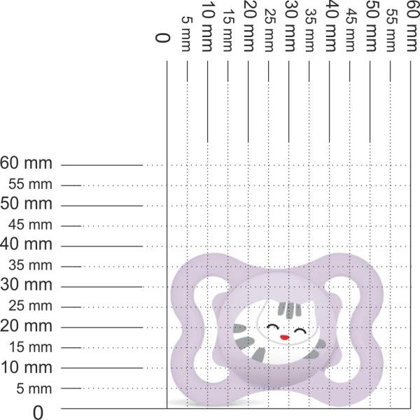 Schnuller Kätzchen schläft, flieder