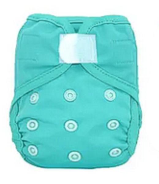 Stoffwindel klein, türkis, Größe 46-50 cm